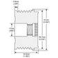 206-12014-JN J&N Electrical Products Pulley