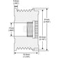 206-24018-JN J&N Electrical Products Pulley