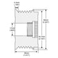 206-48001-JN J&N Electrical Products Pulley
