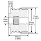 206-48016-JN J&N Electrical Products Pulley