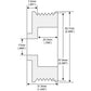 206-52001-JN J&N Electrical Products Pulley