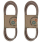 Qty 2: Blade Drive Belt - 5/8" x 114.75"
 Fits Gates Replaces 69115