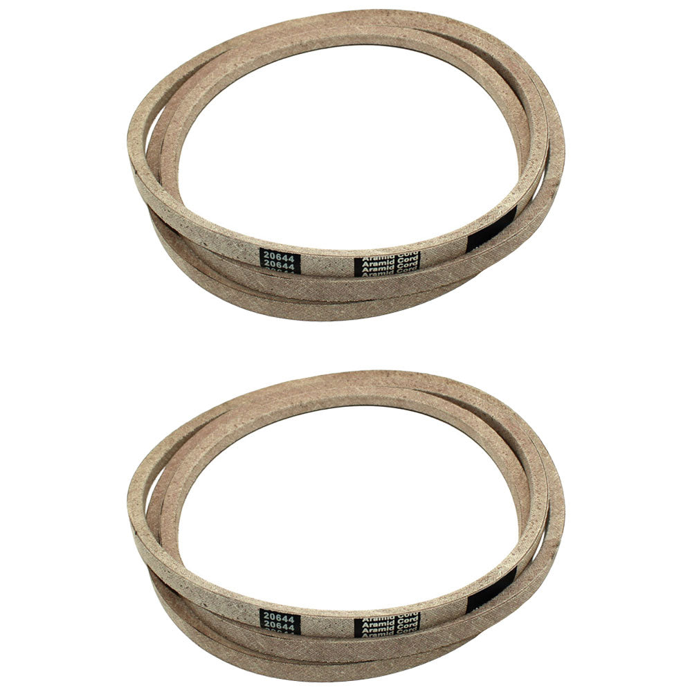 Qty 2: Blade Drive Belt - 5/8" x 114.75"
 Fits Gates Replaces 69115