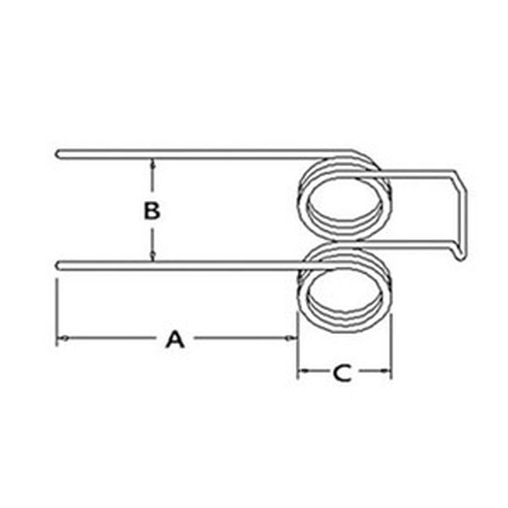 Qty 5: Baler Tooth Fits Case/International Harvester Replaces 210614C1