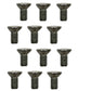 Set of 12 Twelve 21M7194 Bed Knife M6-1.0 Flat Head Screws Fits John Deere