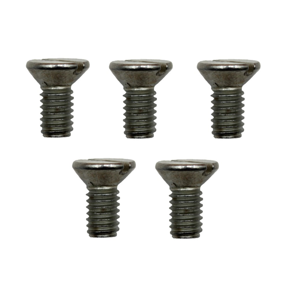 21M7194 Bed Knife M6-1.0 Flat Head Screws x5 For John Deere Mowers Loaders Tractors