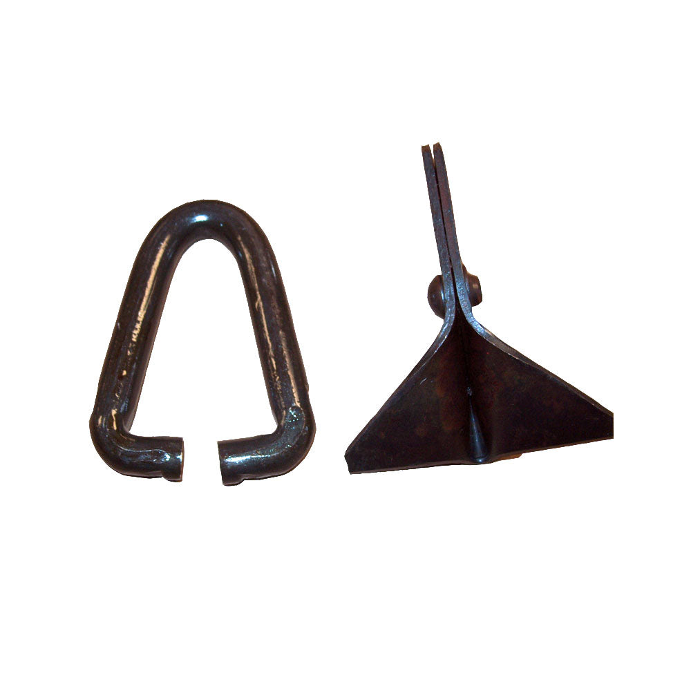 Flail blade with hanger link.  Fits Ford/New Holland Replaces 222157