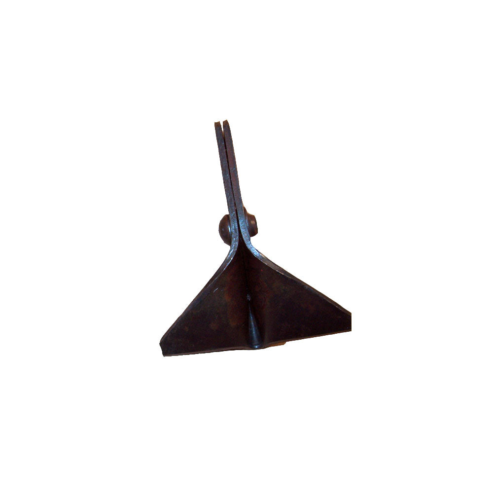 Flail blade with hanger link. Fits John Deere Replaces 125-2130B