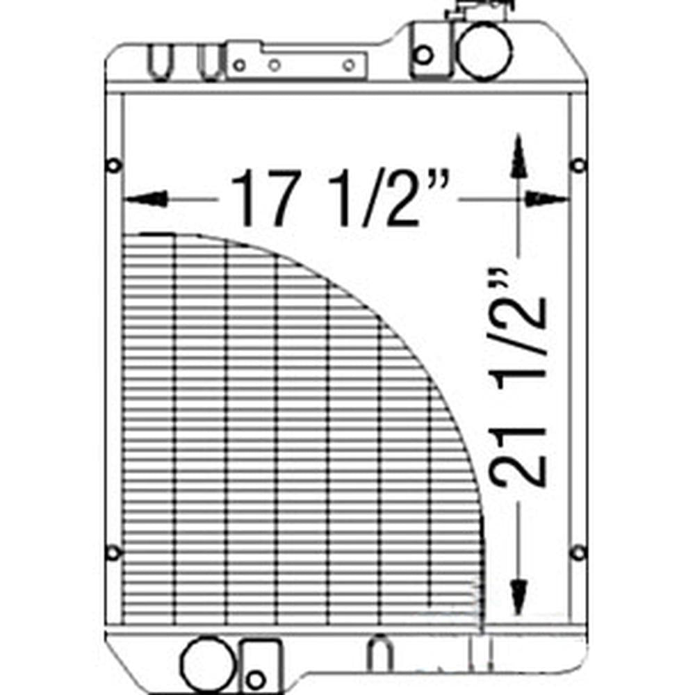 Radiator Fits Case IH C70 C80 C90 C100 CX50 CX60 CX70 CX80 CX90 CX100 222890A5