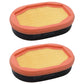 Qty 2: Air Filter Element Fits Caterpillar Replaces 227-7449
