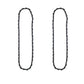 Qty 2: 20" Semi Chisel Chainsaw Chain Fits Windsor Replaces 63J81