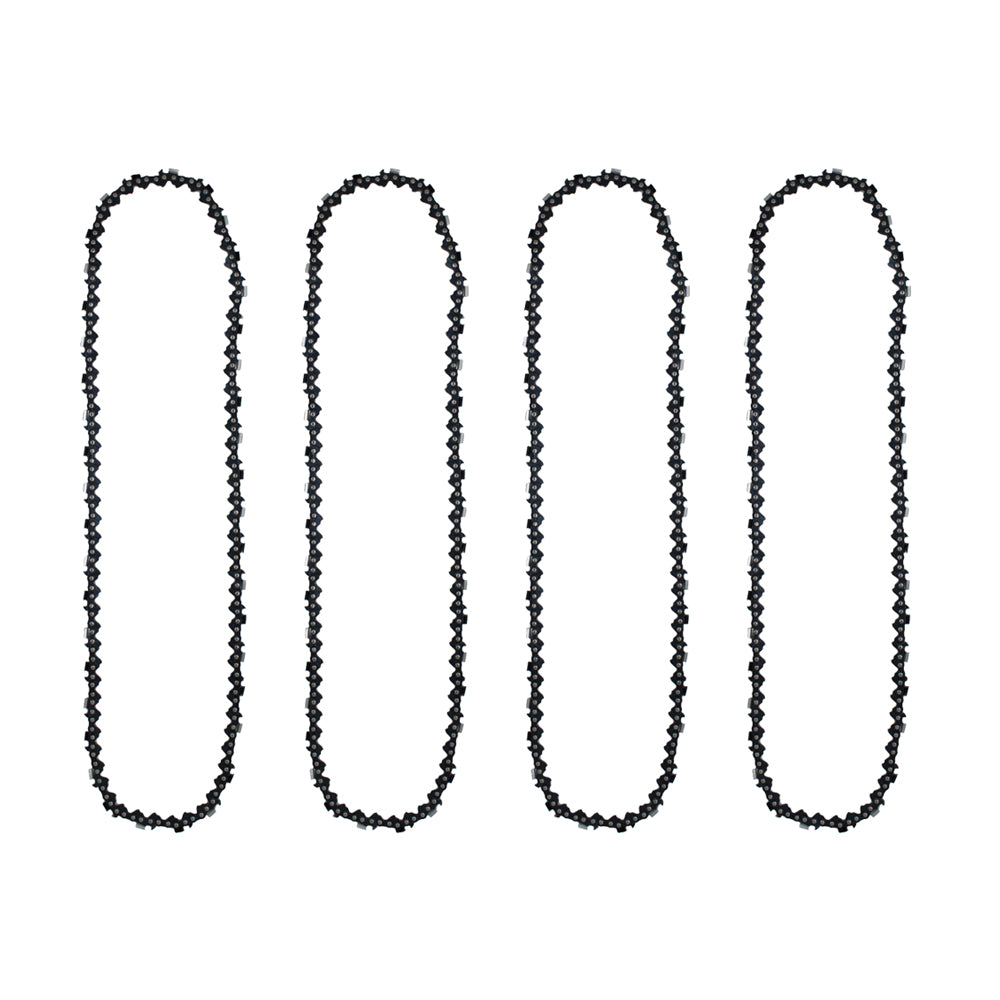 Qty 4: 20" Semi Chisel Chainsaw Chain Fits Oregon Replaces 22BPX081G
