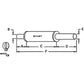 NEW STAINLESS MUFFLER Fits Allis CHALMERS B C CA 225341 227240 70227240 2 BOLT