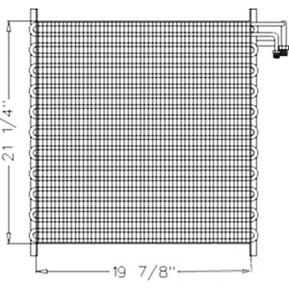 246841A2 Condenser Fits Case IH MX180 MX200 MX240 MX270 Tractor