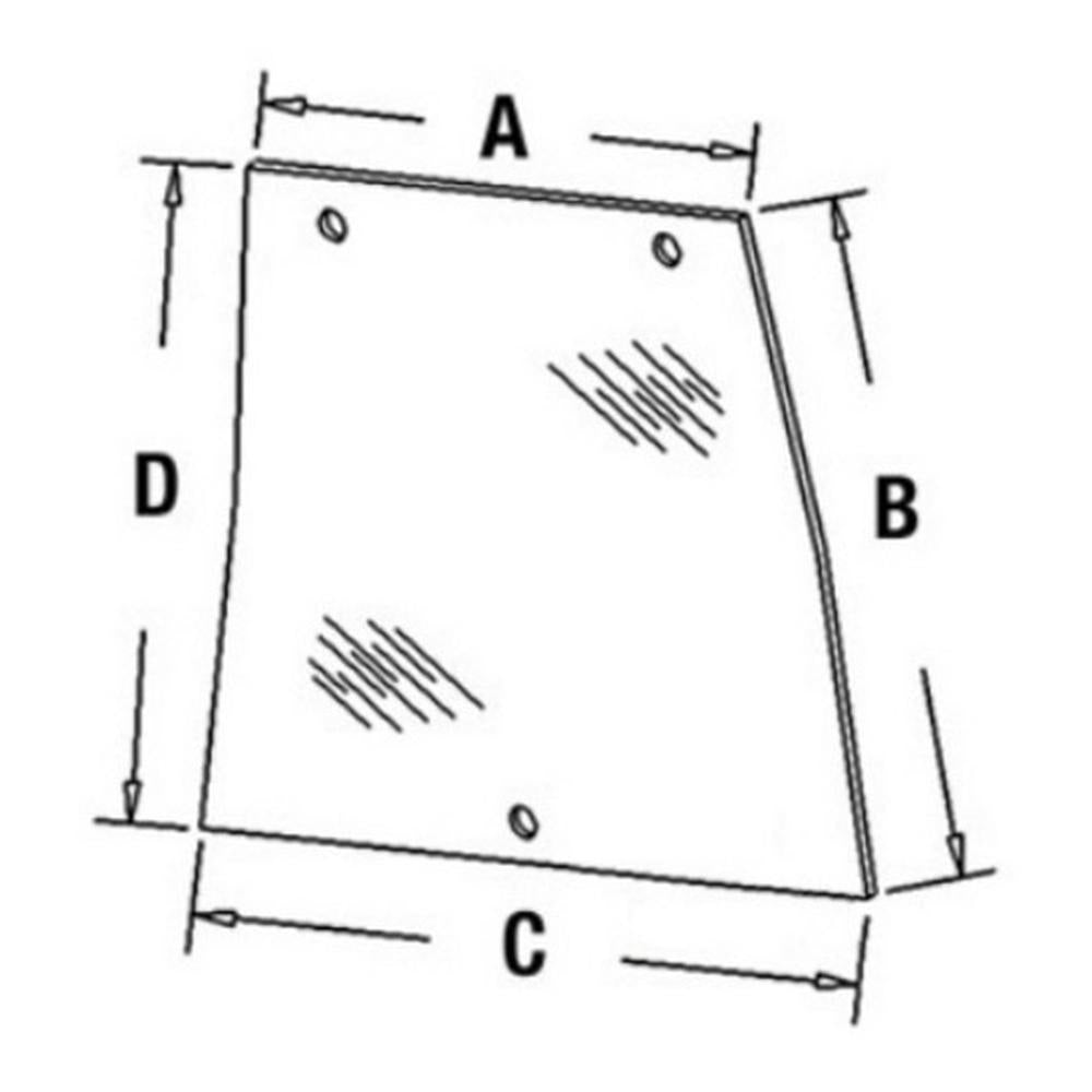 248719A1 New RH Side Glass Fits Case-IH Tractor Models 5120 5130 5140 5220 +