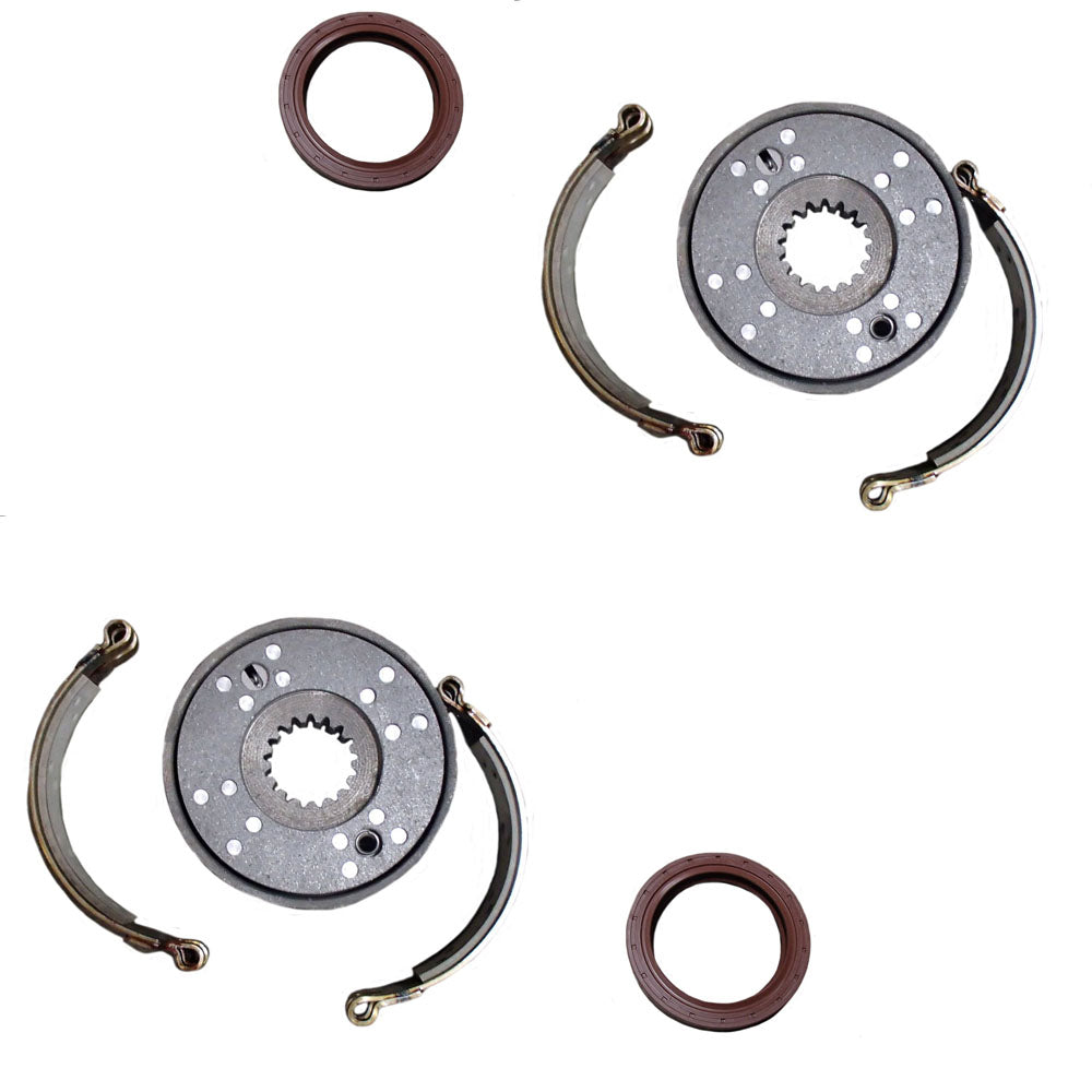 Set of 2 Brake Pack Kit & Oil Seals Fits Case IH Backhoe 630 631 632