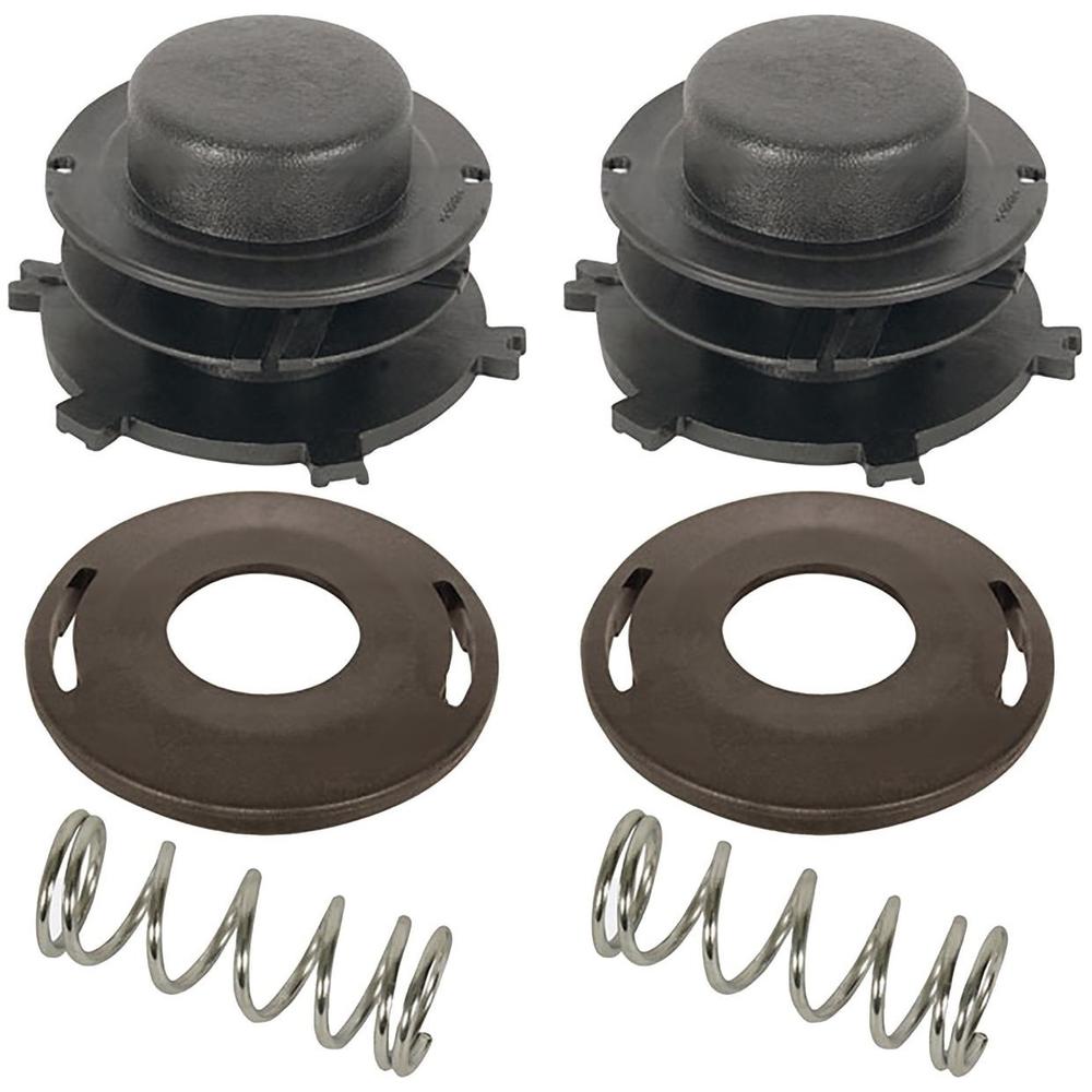 Qty 2: Trimmer Head Spool, Cover & Spring Fits Stihl Replaces 0000-997 1501