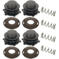Four (4) Trimmer Head Bump Spool Cap Cover & Spring Kit Fits Stihl Autocut 25-2