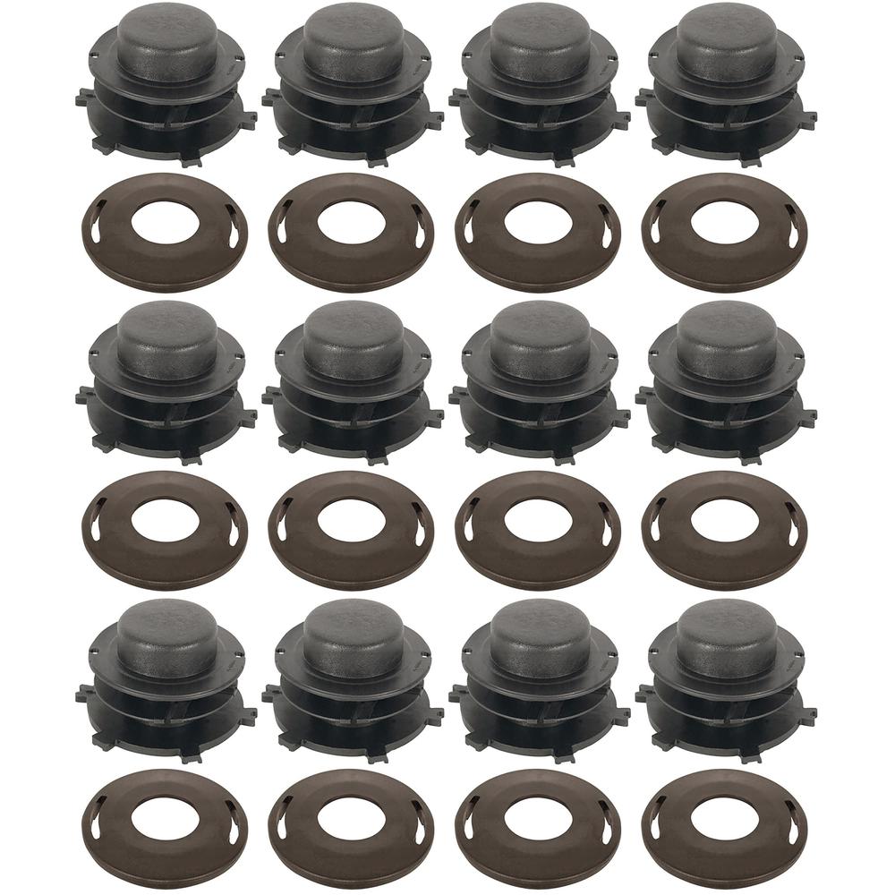 12 Spool & Cap Combos Fits Stihl Head Cover 25-2 FS 90 100 110 120 130 55 80