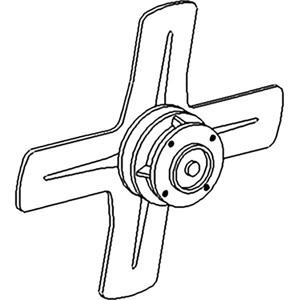 Fan Assembly Fits Case/International Harvester Replaces 131489C1