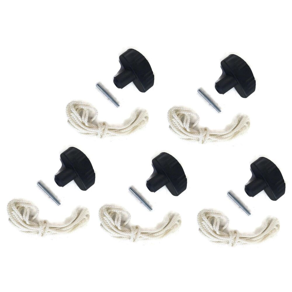 (5) Pack Pull Start Recoil Handle W/ 88 Rope Polaris 250 300 350 350L 400 400L"