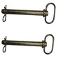Qty 2: Swivel Handled Hitch Pins Fits Ford/New Holland Replaces 071042C
