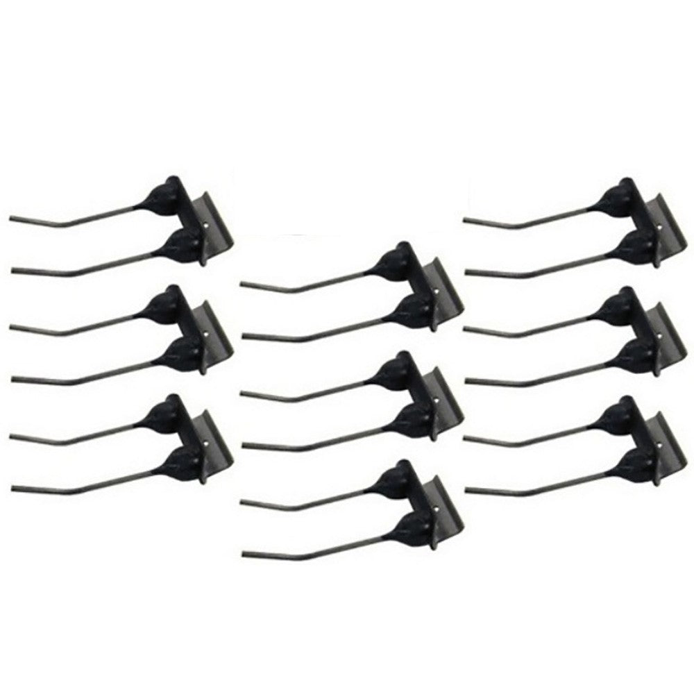 1059176M1 Pack of 9 (Nine) 2 Prong Rubber Mounted Tooth fits Vermeer 555Xl 604J