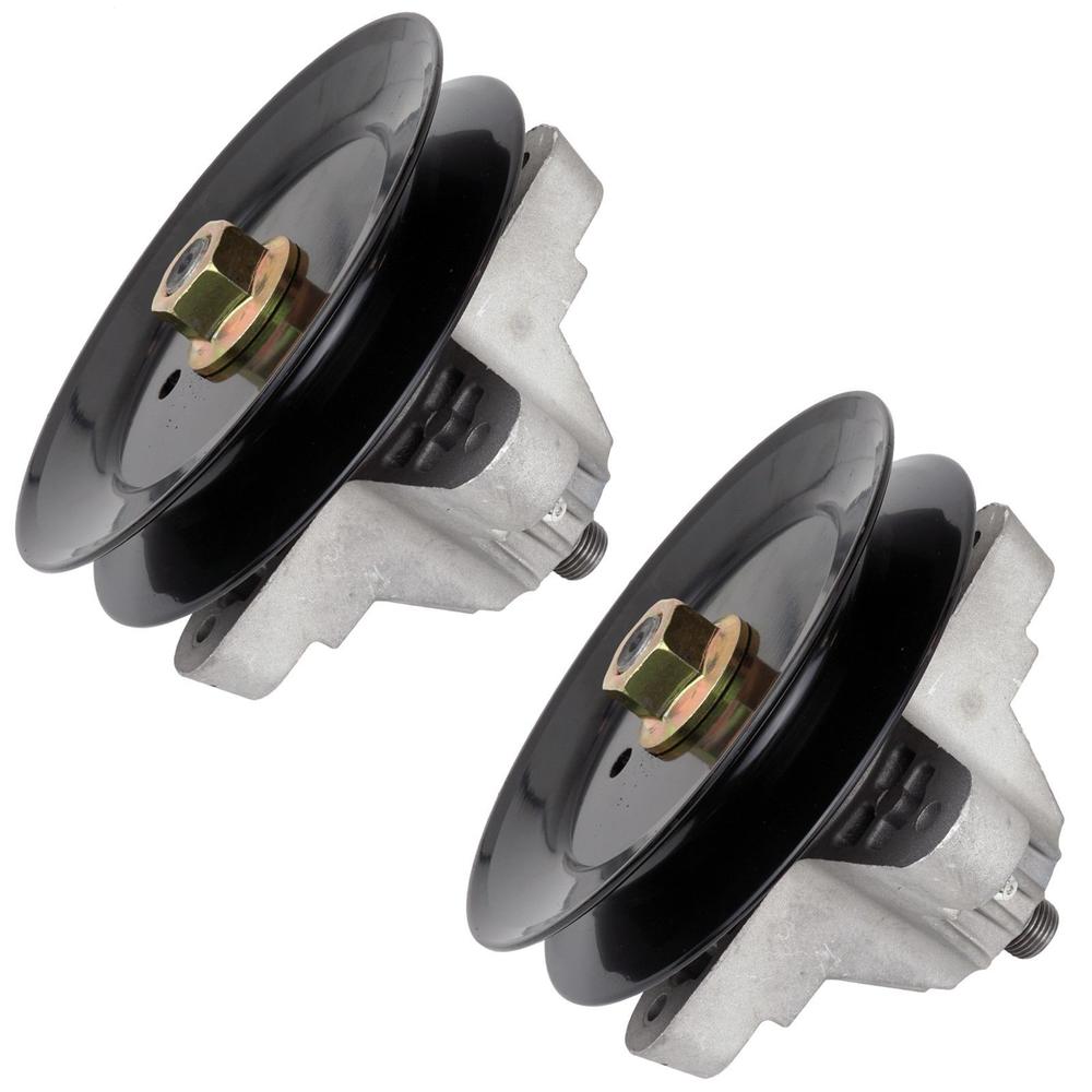 Qty 2: Spindle Assemblies With Pulleys Fits White Replaces 12006