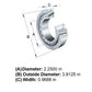 28621 Tractor Tapered Roller Bearing Cup 2.25" Bore 3.8125" OD .9688" Wide