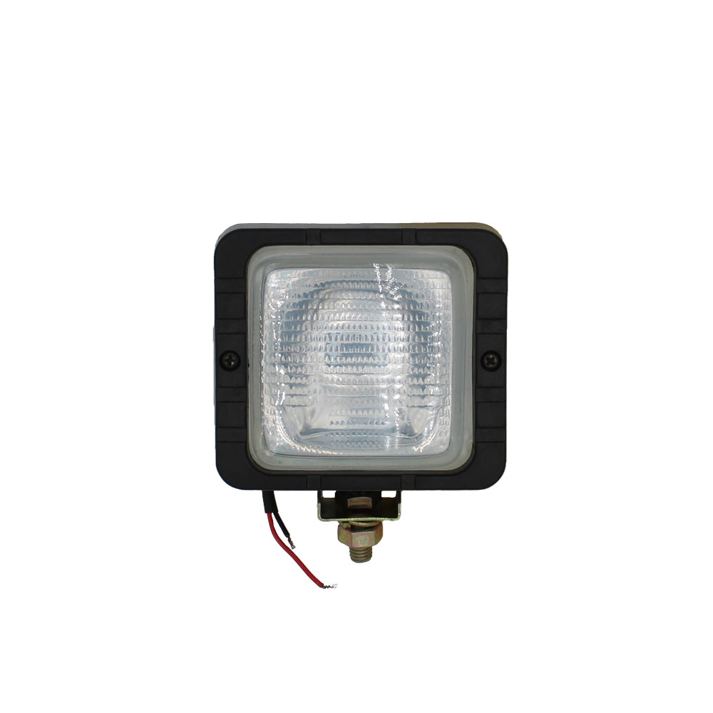 12 Volt Halogen Flood Lamp for Bulldozer 4" x 4.5" Replaceable Bulb 55 Watt