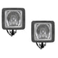 2 Pack 12 Volt Halogen Flood Lamps for Excavators 4" x 4.5" 55 Watt Bulbs