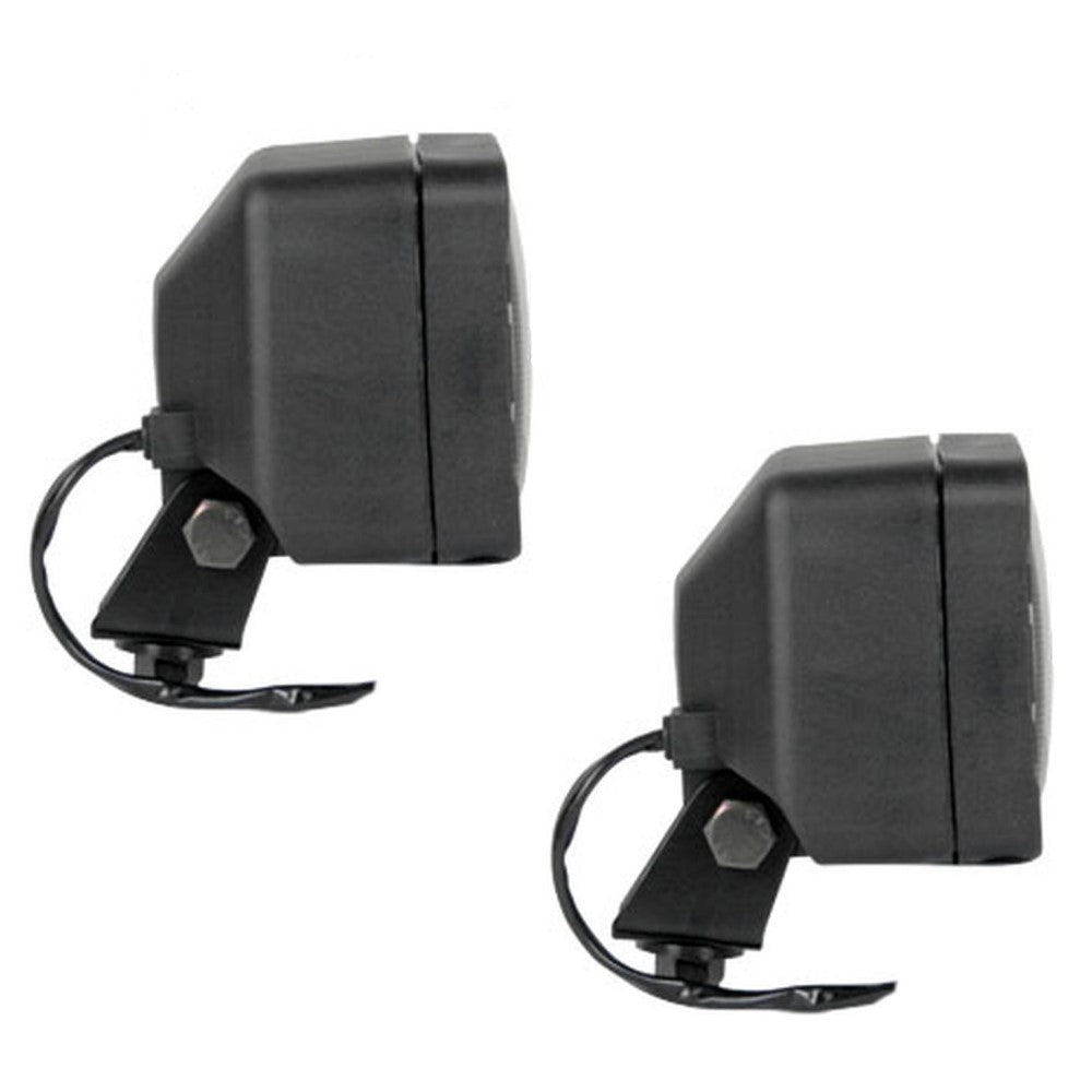 2 Pack 12 Volt Halogen Flood Lamps for Excavators 4" x 4.5" 55 Watt Bulbs