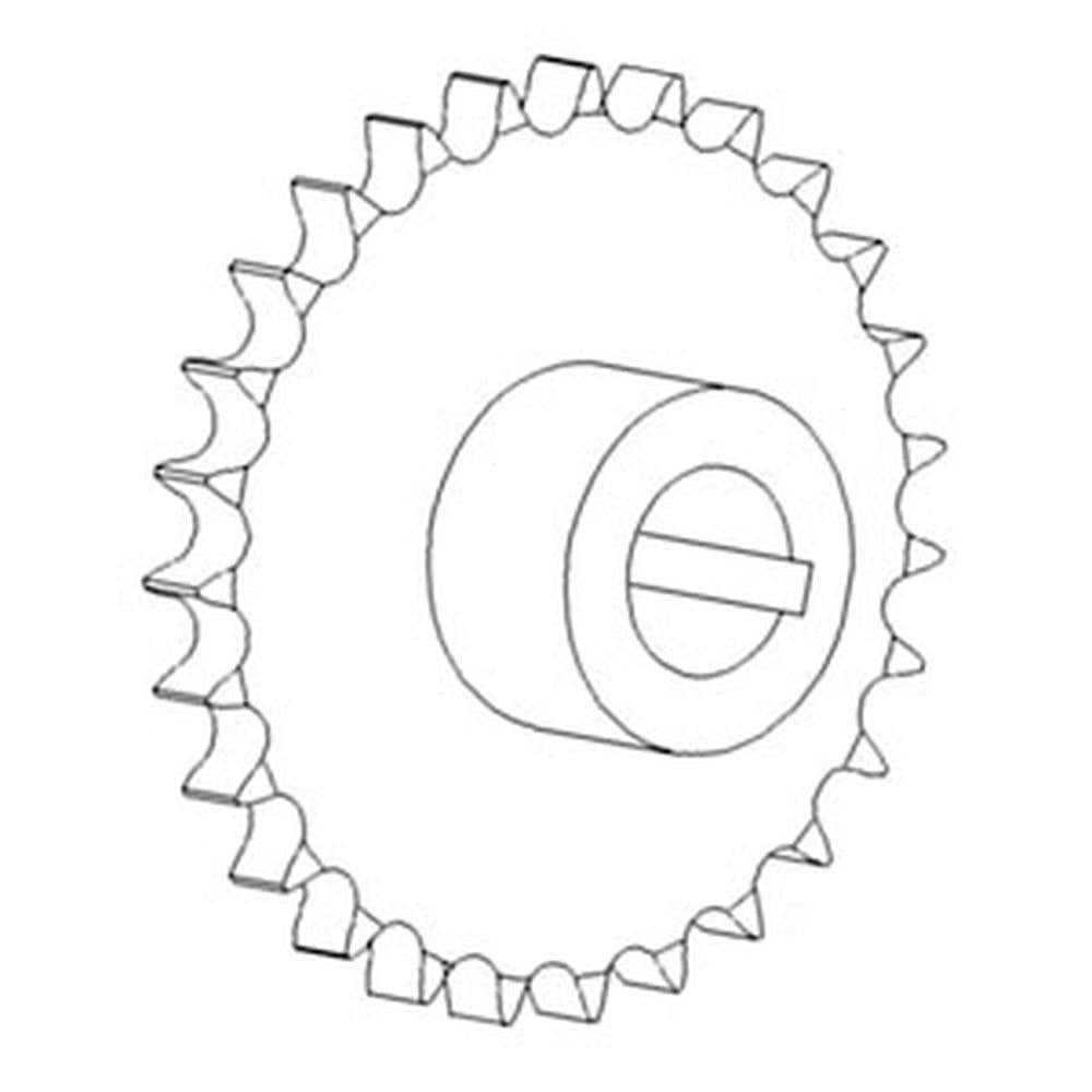 WN-296022A1-PEX Elevator, Drive Sprocket Fits International/CaseIH 2366 2377