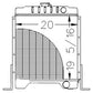 Radiator Fits Case Skid Steer Loaders 1840 1845C 1A12192