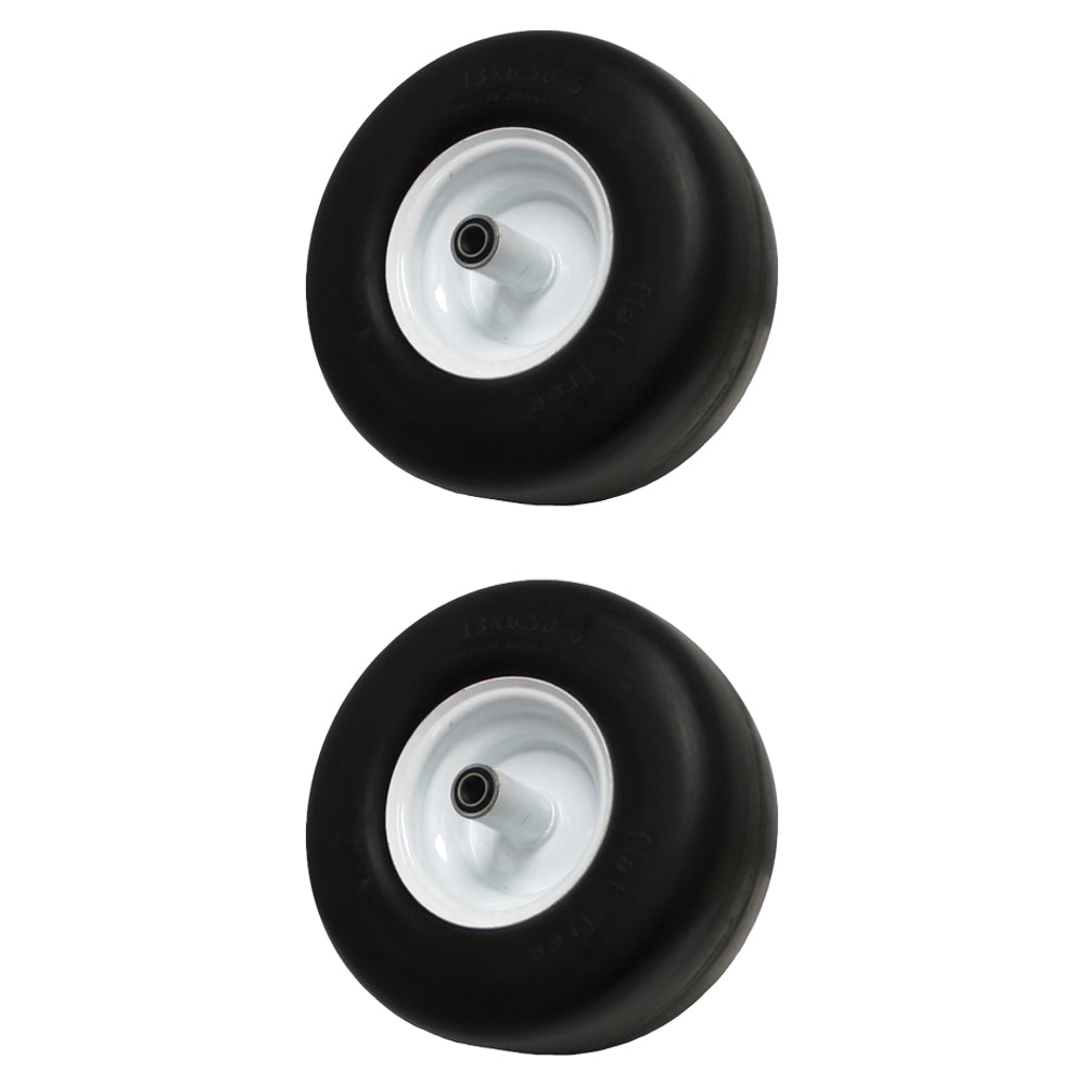 2 Pack of Flat Free Wheels
 Fits Universal Products Replaces 30263