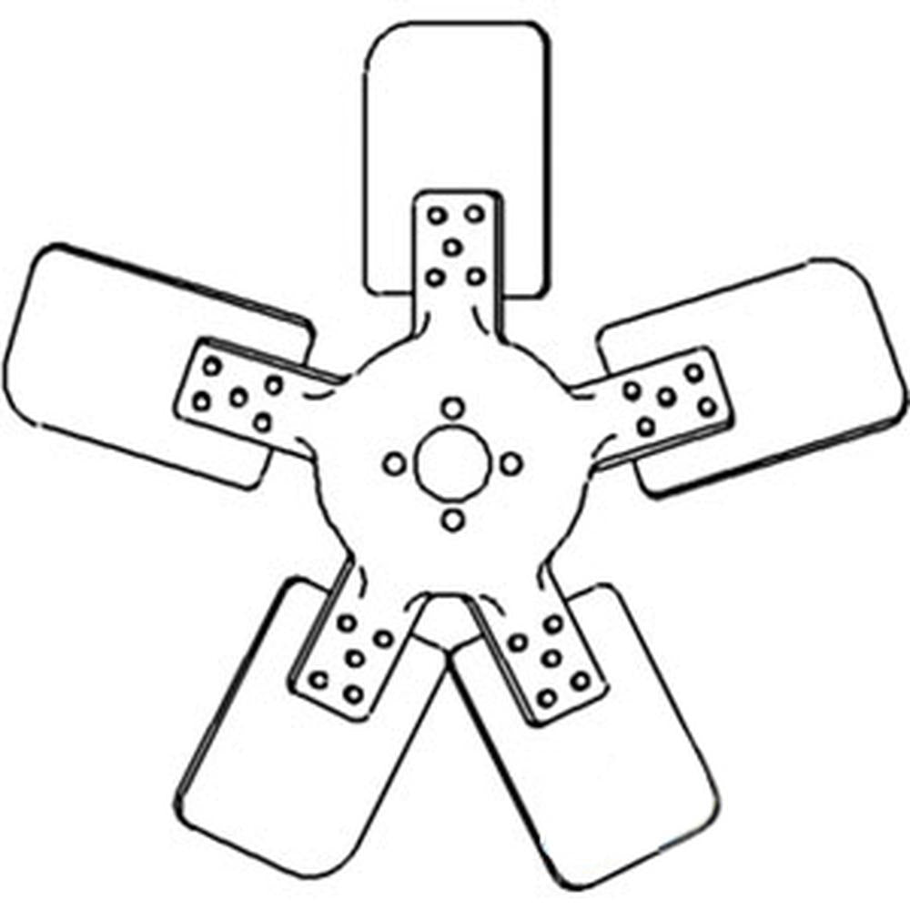 303218813 5-Blade Fan for White Tractors 2-105 2-85