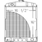 RADIATOR01 New Radiator Fits Case-IH B275, B-414, 424, 444, 354, 364, 384