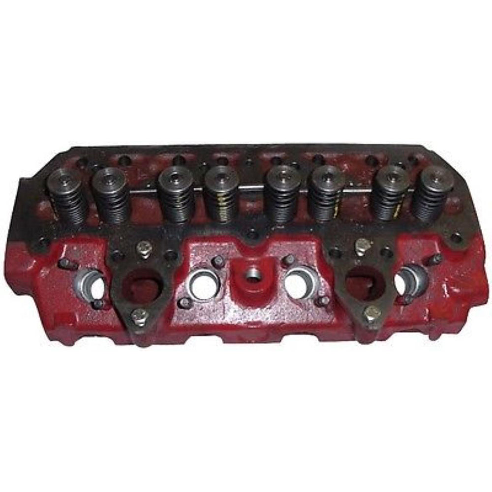 Cylinder Head with Valves Fits International B414 354 424 2424 444 3043824R12