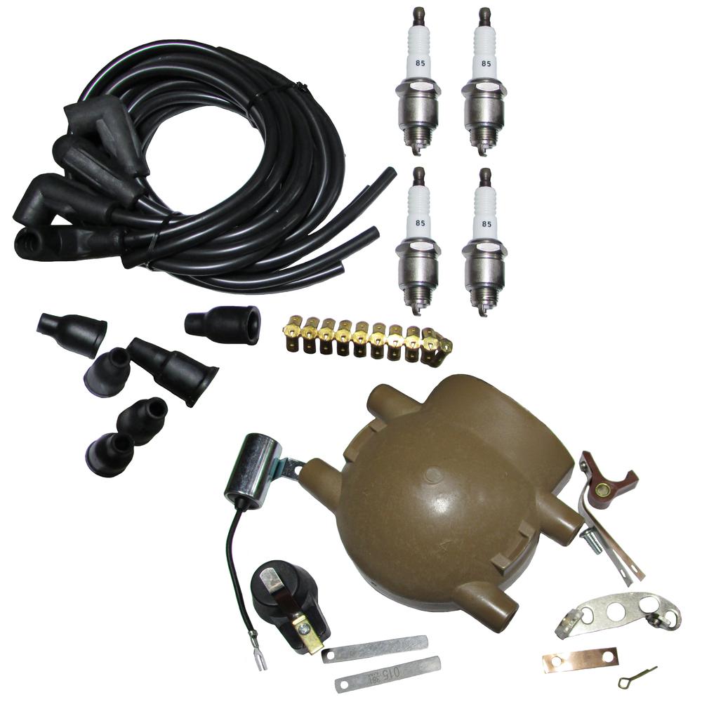 Master Ignition Tune Up Kit Points Condenser Rotor Fits Ford 2N 9N 8N Tractor