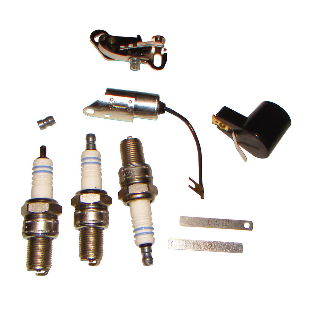 Fits Ford Tractor Ignition Tune-Up Kit w/ Plugs 3400 3500 3550 4400 4500 530 550