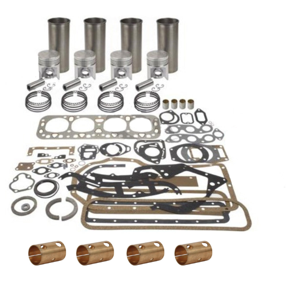 Fits Ford TRACTOR 2N 8N 9N ENGINE OVERHAUL KIT PISTONS .040 SLEEVES RINGS GASKET