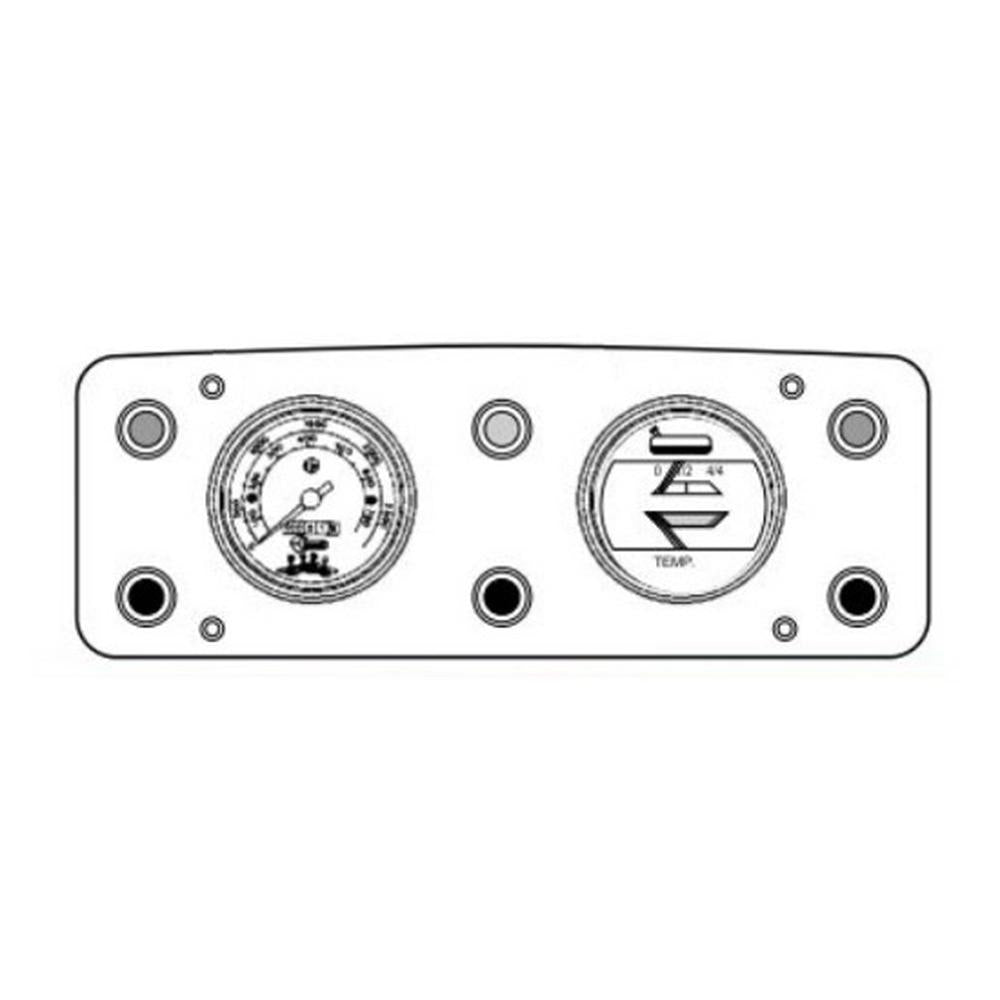 Instrument Panel Gauge Asm Fits Allis Chalmers Tractor 72093725  5045 5050