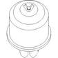 OIL FILLER CAP W/ BREATHER ELEMENT Fits Ford 620 621 630 631 640 641 650 651 660