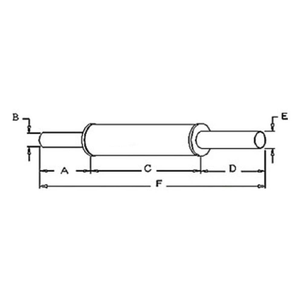 3109793R91 704616R93 Muffler Fits Case-IH Tractor Models B275 B414