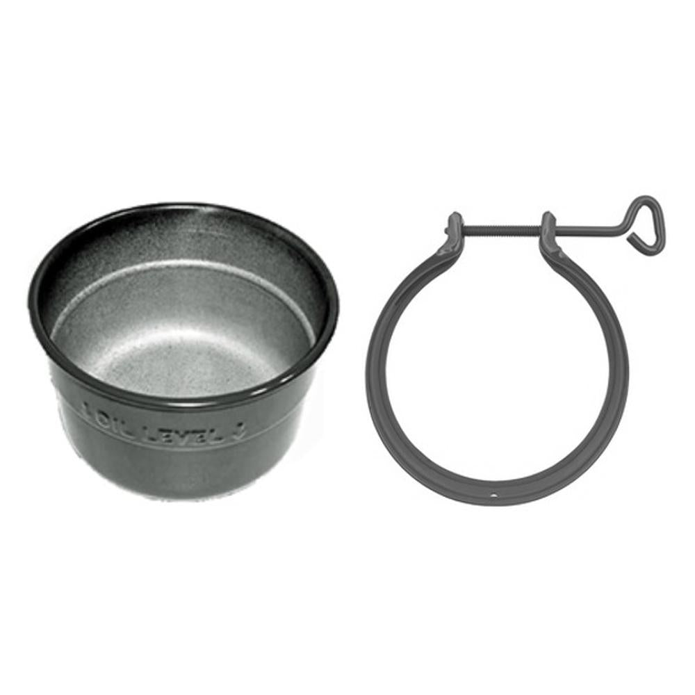 Air Cleaner Oil Cup & Clamp Fits Case Replaces G45011