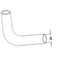 312588 Replacement Lower Radiator Hose Fits Ford-Fits New Holland Tractor Models