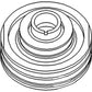 Crankshaft Dampener Pulley Fits Case/International Harvester Models