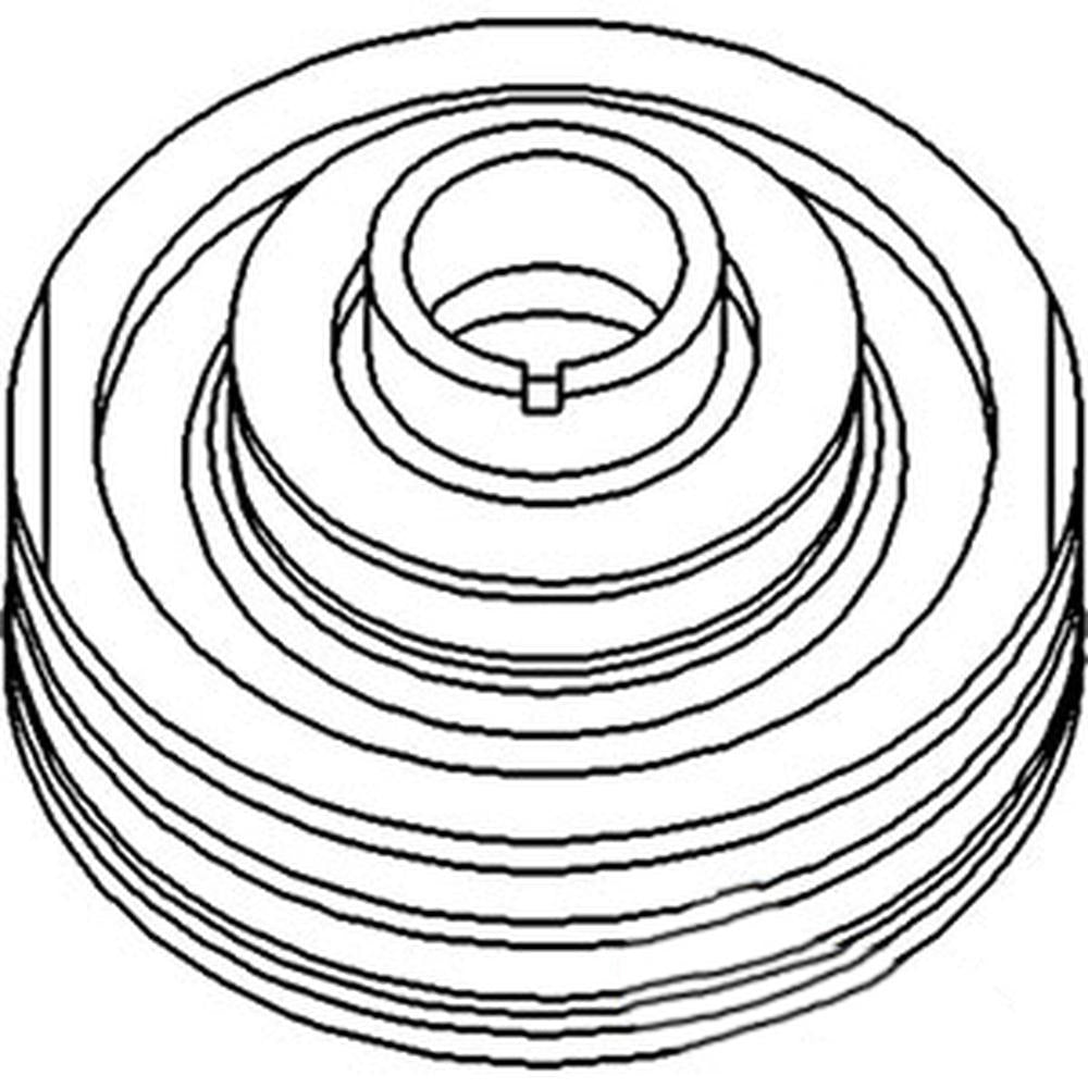 Crankshaft Dampener Pulley Fits Case/International Harvester Models