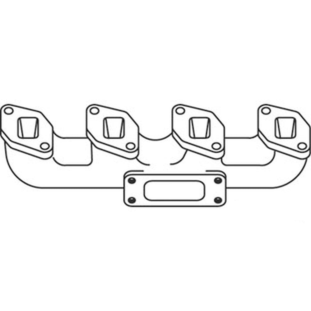 Exhaust Manifold Vertical Fits Case IH 595 695 Fits International 684 574 584