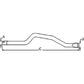 313810 Exhaust Pipe Fits Ford New Holland Tractor 500 600 700 60" Long 1.75